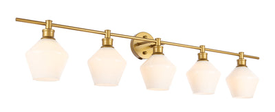 product image for Gene 5 Light Bath Sconces Living District Ld2324Bk 75 83