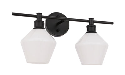 product image for Gene 2 Light Bath Sconces Living District Ld2312Bk 80 58