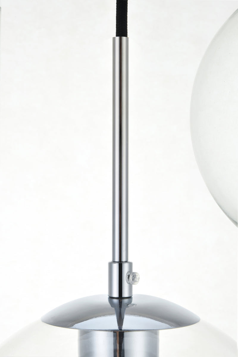 media image for Baxter 3 Light Pendant Living District Ld2208Bk 50 221