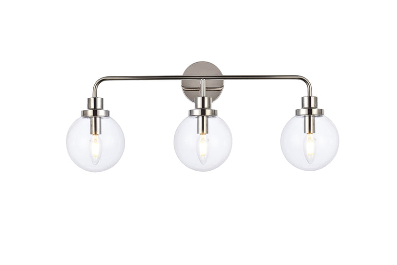 media image for Hanson 3 Light Bath Sconces Living District Ld7034W28Bk 8 299