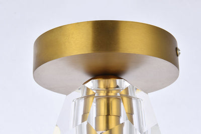 product image for Eren Flush Mount Elegant Lighting 3505F5Bk 12 8