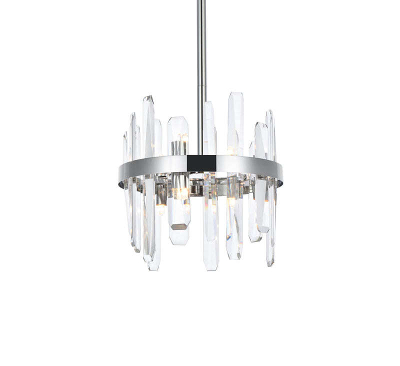 media image for Serena 6 Light Pendant Elegant Lighting 2200D10Bk 11 25