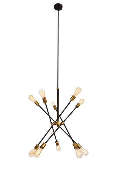 product image for Axel 10 Light Chandelier Living District Ld8003D28Bk 2 7