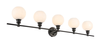 product image for Collier 5 Light Bath Sconces Living District Ld2326Bk 22 73