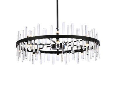 product image for Serena 16 Light Chandelier Elegant Lighting 2200G30Bk 16 81