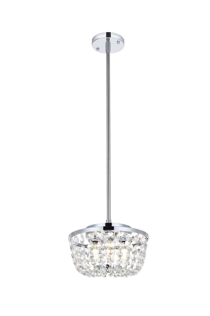 media image for Gianna 3 Light Pendant Elegant Lighting 1114D10Bk 3 299