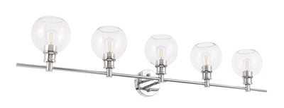 product image for Collier 5 Light Bath Sconces Living District Ld2326Bk 30 40