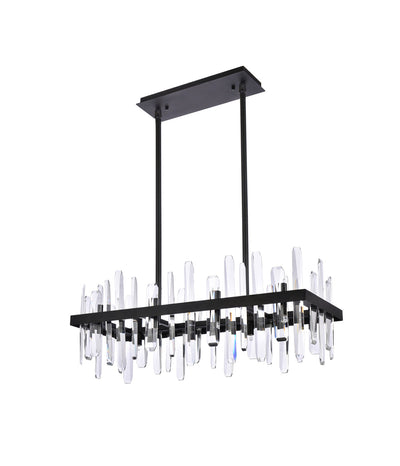 product image for Serena 16 Light Chandelier Elegant Lighting 2200G30Bk 46 40