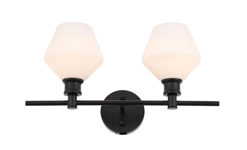 media image for Gene 2 Light Bath Sconces Living District Ld2312Bk 14 252