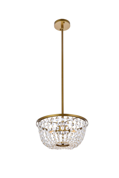 product image for Gianna 3 Light Pendant Elegant Lighting 1114D10Bk 35 80