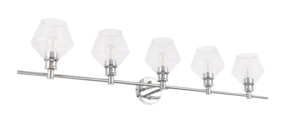 product image for Gene 5 Light Bath Sconces Living District Ld2324Bk 35 85