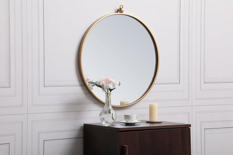 media image for Rowan Vanity Mirror Elegant Decor Mr4718Bk 68 270