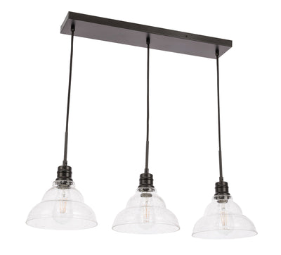 product image for Clive 3 Light Pendant Living District Ld6222Bk 10 39