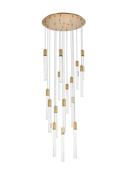 product image for Weston 16 Light Pendant Elegant Lighting 2066G30Bk 36 7