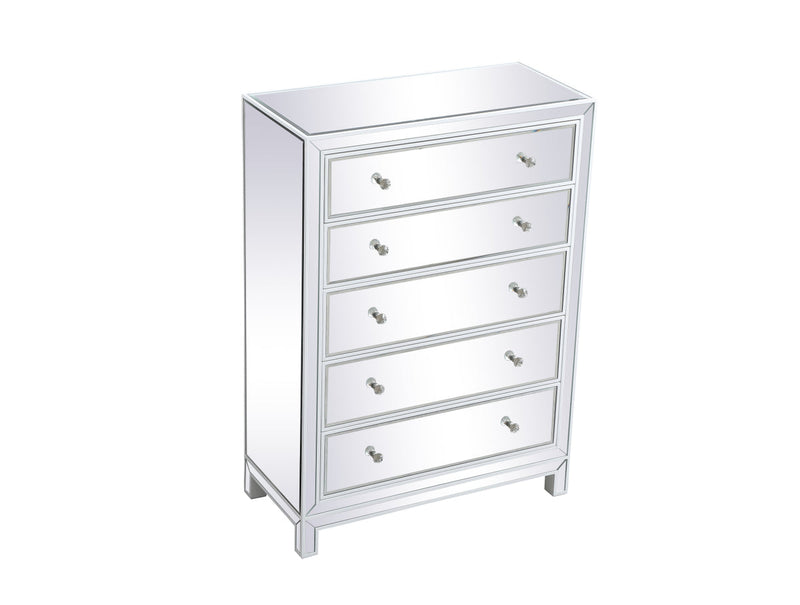 media image for Reflexion Cabinet Tall 5 Drawer Elegant Furniture Lighting Mf72026 29 235