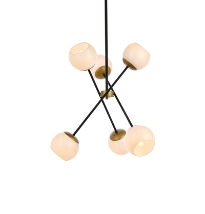 product image for Axl 6 Light Pendant Living District Ld656D24Bk 10 67