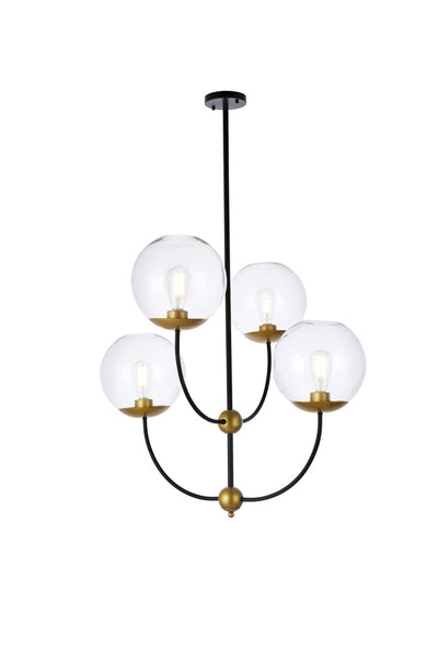 product image for Lennon 4 Light Pendant Living District Ld652D30Bk 2 53