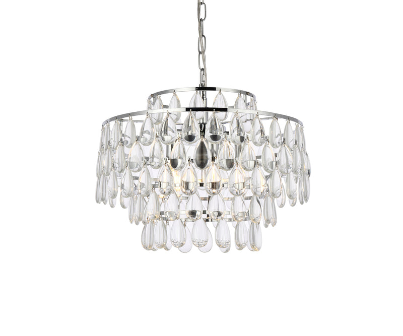 media image for Mila 5 Light Pendant Elegant Lighting 1102D18Bk 9 269