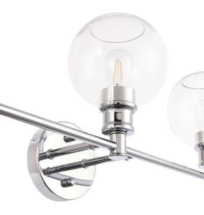 product image for Collier 3 Light Bath Sconces Living District Ld2318Bk 107 64