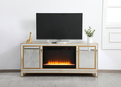 product image for Reflexion Tv Cabinet With Fireplace Elegant Decor Mf701G F1 26 12