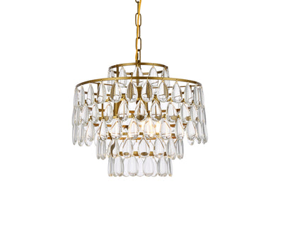 product image for Mila 3 Light Pendant Elegant Lighting 1102D12Bk 17 84