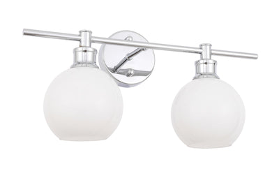 product image for Collier 2 Light Bath Sconces Living District Ld2314Bk 84 0