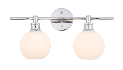 product image for Collier 2 Light Bath Sconces Living District Ld2314Bk 54 51