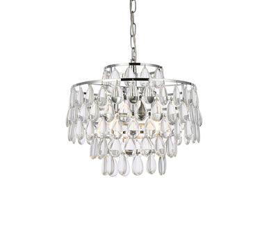 product image for Mila 3 Light Pendant Elegant Lighting 1102D12Bk 18 74