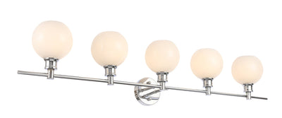 product image for Collier 5 Light Bath Sconces Living District Ld2326Bk 25 52