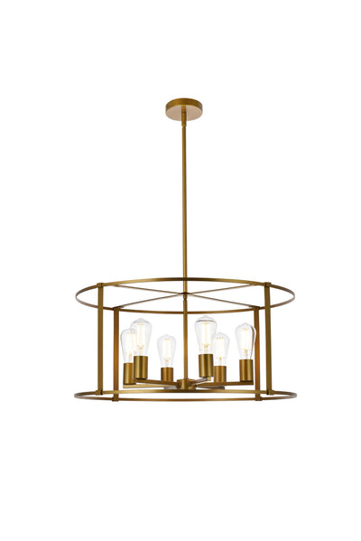 product image for Agnys 6 Light Pendant Living District Ld7058D26Bk 2 74