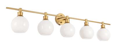 product image for Collier 5 Light Bath Sconces Living District Ld2326Bk 77 32