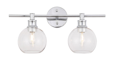 product image for Collier 2 Light Bath Sconces Living District Ld2314Bk 53 43