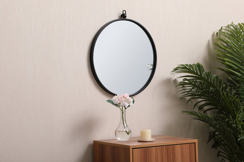 media image for Rowan Vanity Mirror Elegant Decor Mr4718Bk 64 231