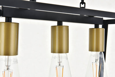 product image for Resolute 3 Light Pendant Living District Ld4061D25Bk 8 33