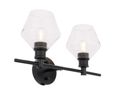 product image for Gene 2 Light Bath Sconces Living District Ld2312Bk 37 6