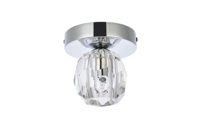 product image for Eren Flush Mount Elegant Lighting 3505F5Bk 5 77