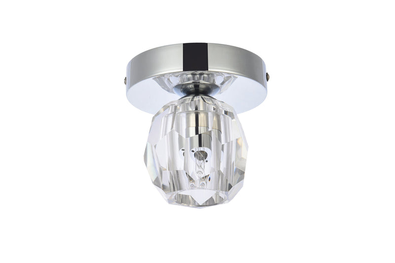 media image for Eren Flush Mount Elegant Lighting 3505F5Bk 5 238