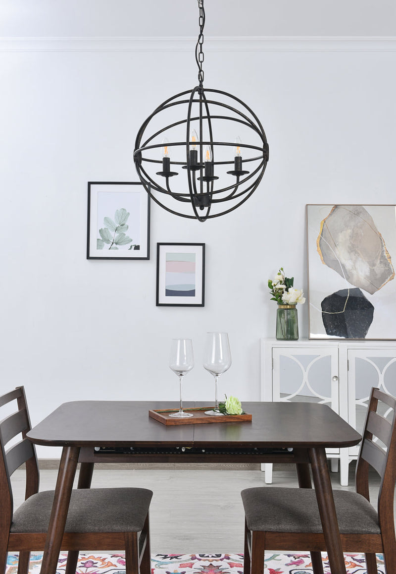 media image for Octavia 4 Light Pendant Living District Ld4006D18Brd 28 226