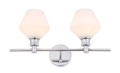 product image for Gene 2 Light Bath Sconces Living District Ld2312Bk 18 36