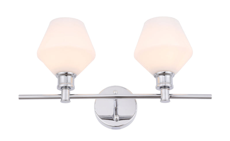 media image for Gene 2 Light Bath Sconces Living District Ld2312Bk 18 29