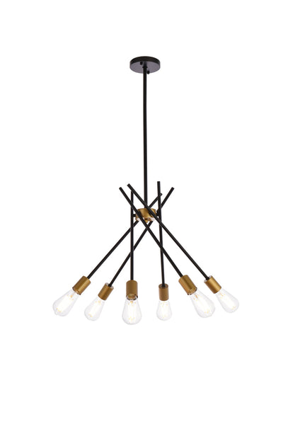 product image for Lucca 6 Light Pendant Living District Ld640D23Bk 2 28