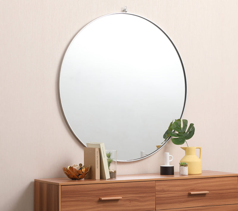 media image for Rowan Vanity Mirror Elegant Decor Mr4718Bk 75 282