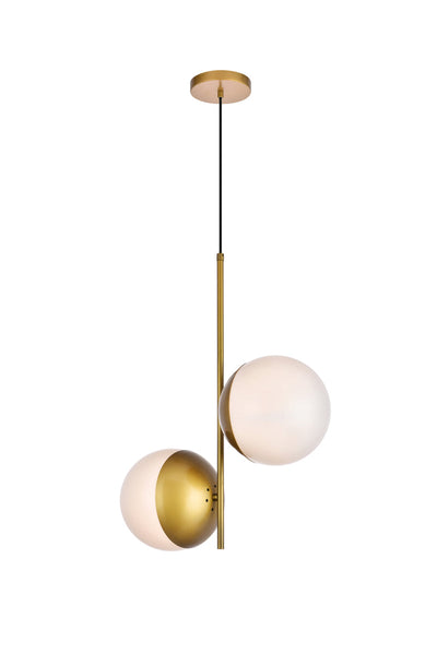 product image for Eclipse 2 Light Pendant Living District Ld6116Bk 6 68