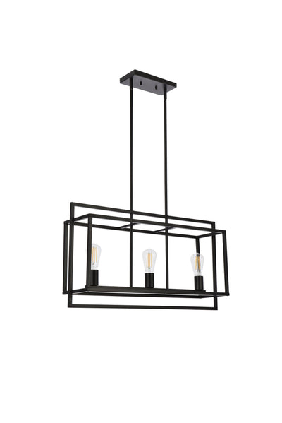 product image for Voir 3 Light Pendant Living District Ld7056D32Bk 11 16