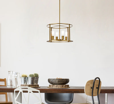 product image for Agnys 4 Light Pendant Living District Ld7057D20Bk 14 47