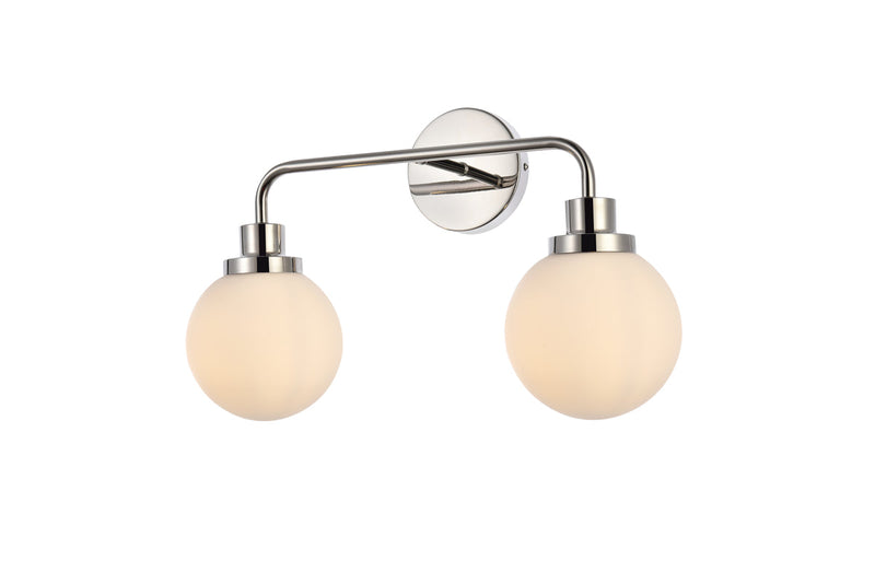 media image for Hanson 2 Light Bath Sconces Living District Ld7032W19Bk 15 237