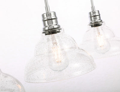 product image for Clive 3 Light Pendant Living District Ld6222Bk 30 54