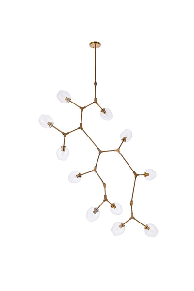 product image for Cavoli 11 Light Chandelier Elegant Lighting 1712G73Bk 12 37