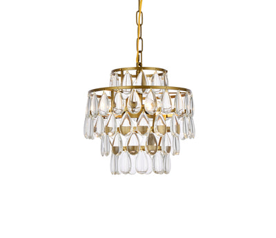 product image for Mila 3 Light Pendant Elegant Lighting 1102D12Bk 11 96