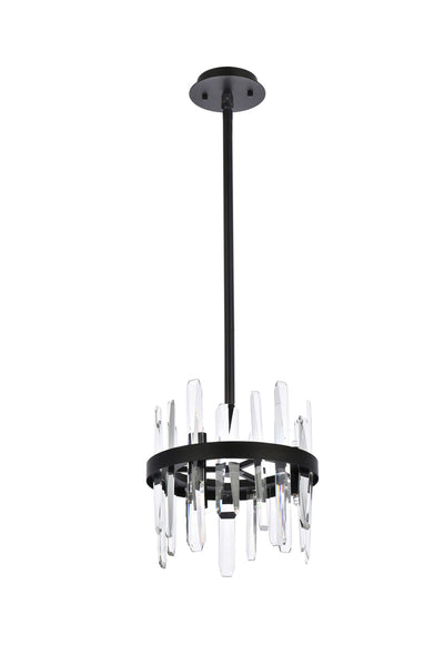 product image for Serena 6 Light Pendant Elegant Lighting 2200D10Bk 34 2